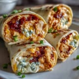 Buffalo Chicken Cream Cheese Pinwheels