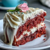 Pink Rosé Velvet Cake, beautifully decorated with edible gold, ready for celebration.