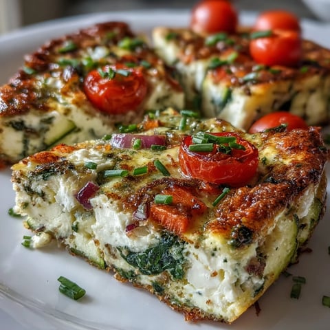 Golden-brown High-Protein Sheet Pan Eggs with Cottage Cheese and Veggies, featuring melted cheese and colorful peppers on a parchment-lined pan.