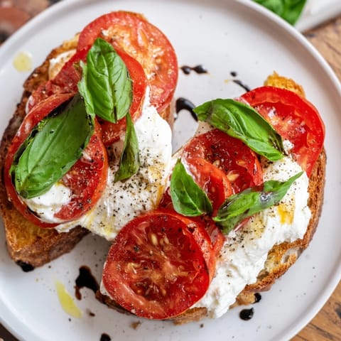 Tomato Burrata Toast