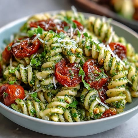 Summer Pasta Salad Pesto