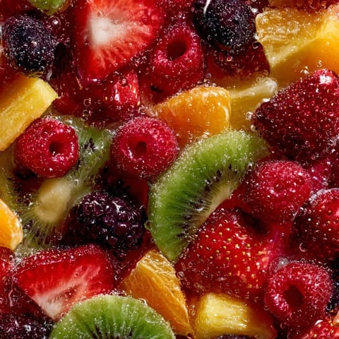 Rainbow Fruit Table Coconut