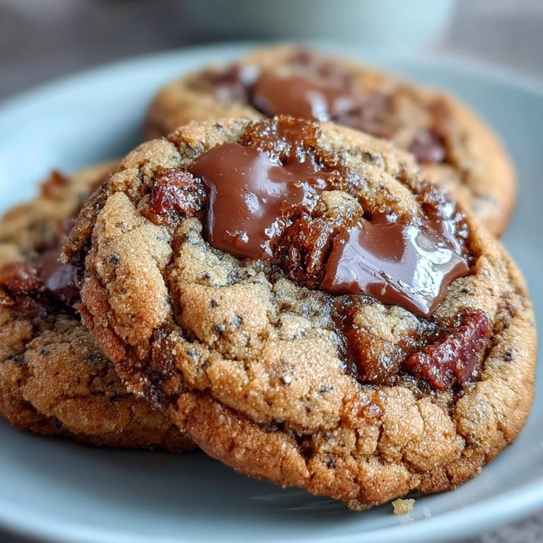 Freshly baked Hojicha and Brown Butter Cookies with rich aroma, ready to be enjoyed with tea.