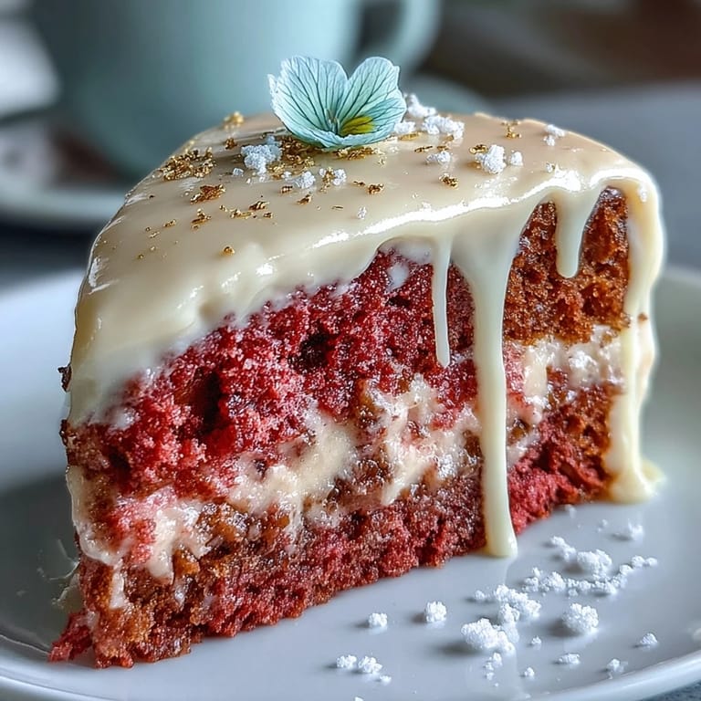 Beautifully frosted Bridal Shower Rosé Velvet Cake, ready for a celebration.