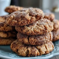 Golden-brown Hojicha Cookies with crackled tops rest on a wire cooling rack after baking.
