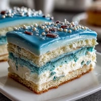 High School Graduation Ombre Layer Cake with silky buttercream and festive decorations, perfect for celebrating academic achievements.